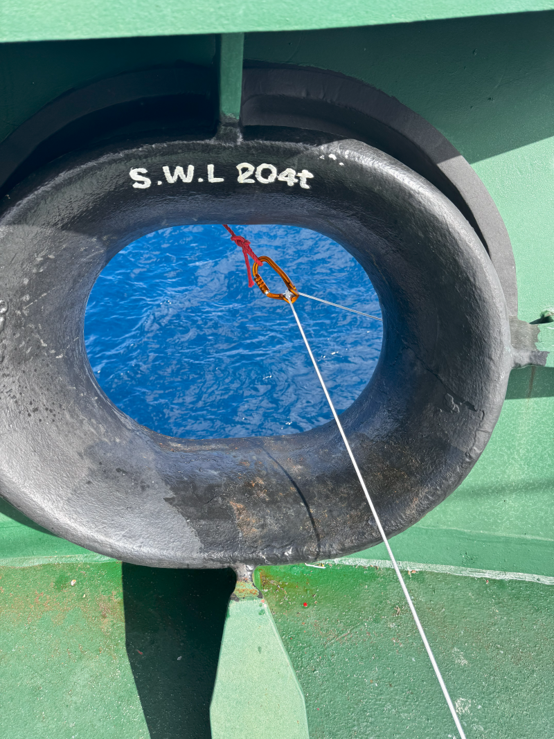 Example shive installation